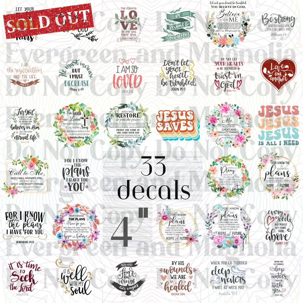 Faith Decal Bundle 7