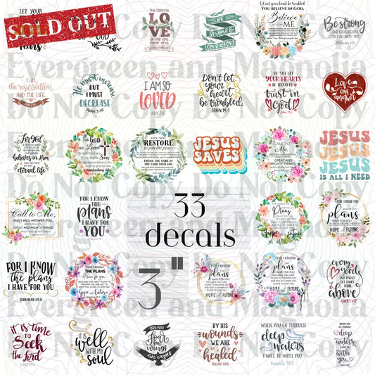 Faith Decal Bundle 7