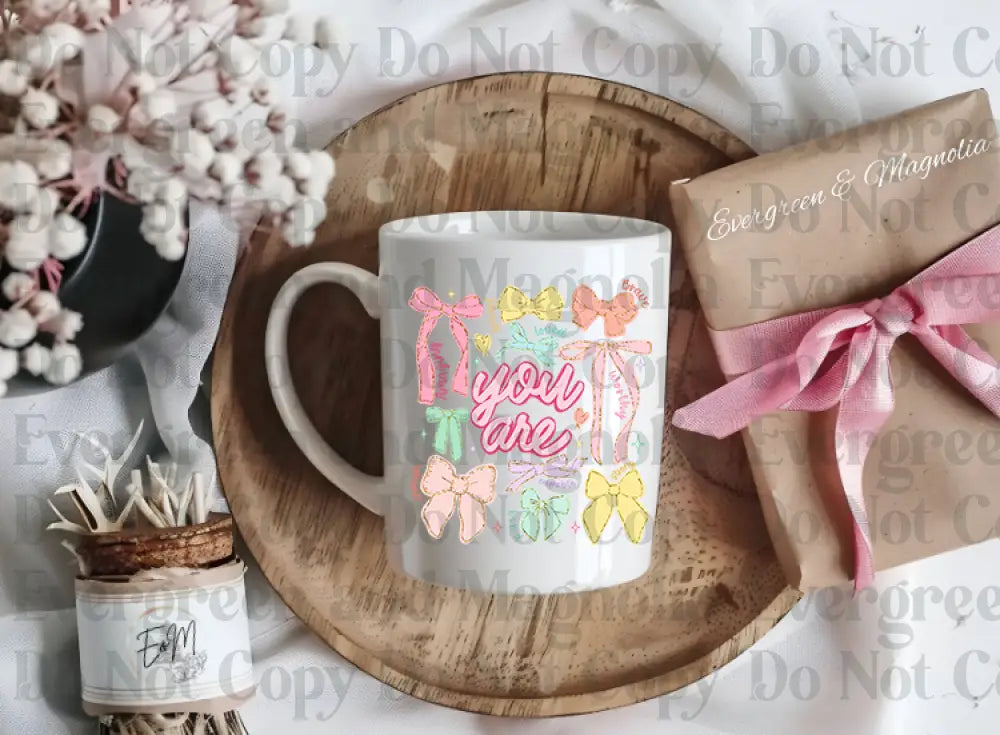 Faith you are bows pastel