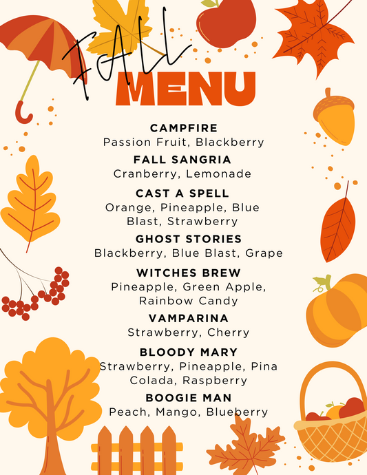 Loaded Tea - Fall Menu