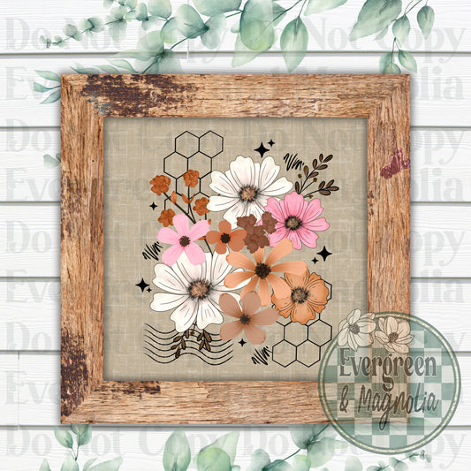 Floral collage