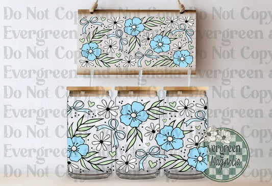 Blue flowers