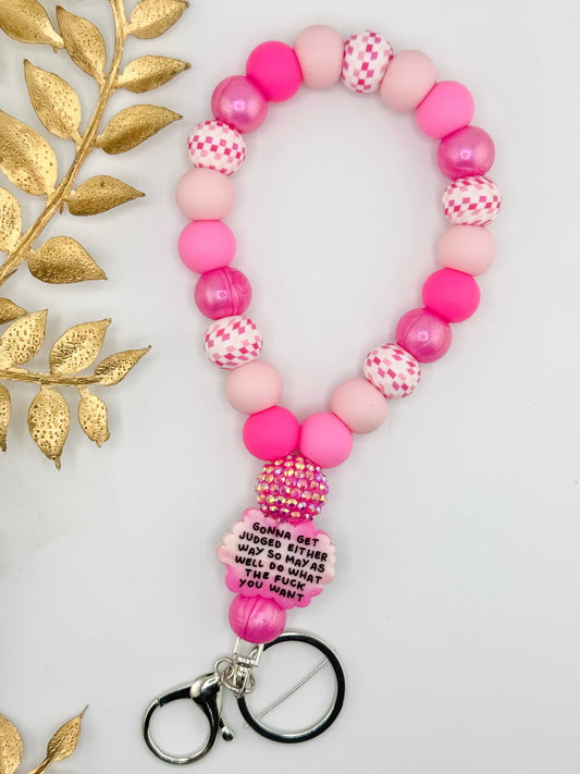 Teardrop Wristlet - Gonna Get Judged Anyways