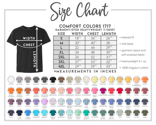 Comfort Colors - Unisex Heavyweight RS T-Shirt (S-XL)