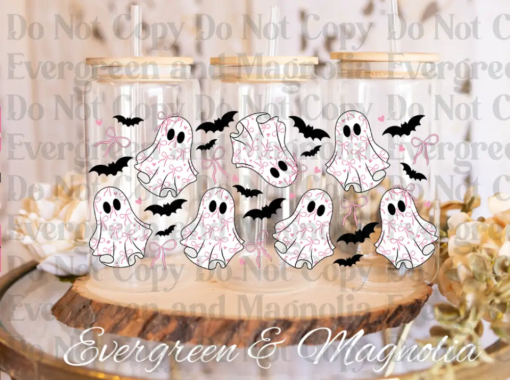 Halloween Girly Coquette Ghosts