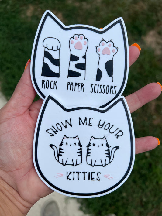 Cat Coaster Set - 3D Printed