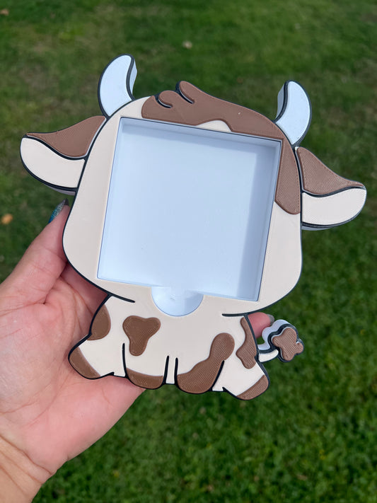3D Cow Post It Holder