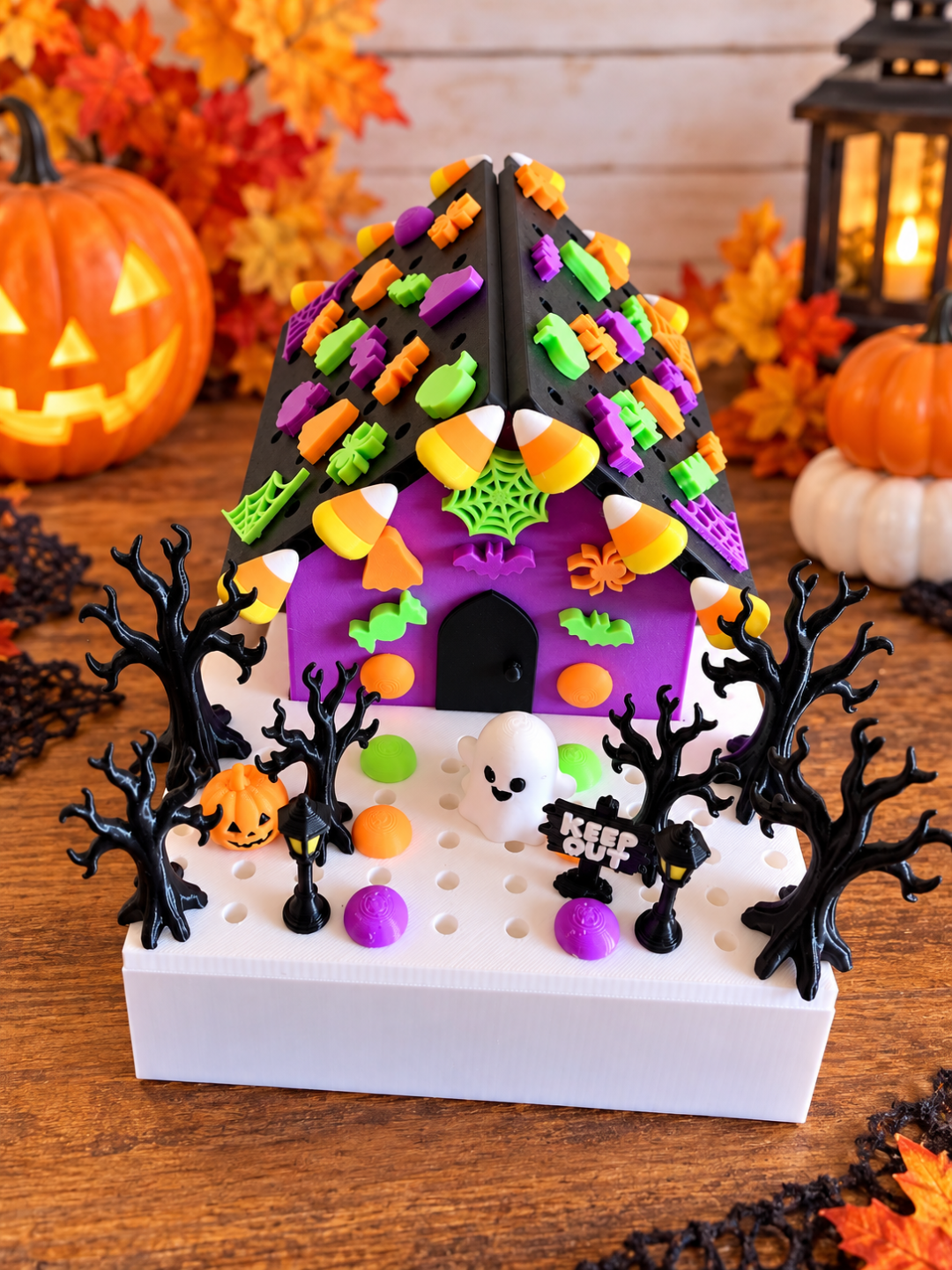 Build Your Own 3D Printed Holiday House | Haunted House or Gingerbread House Interactive Play