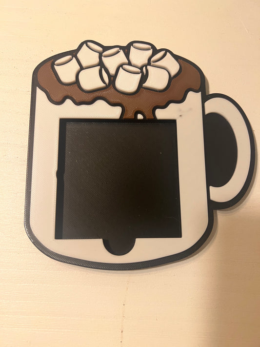 Hot Cocoa Post It Note Holder
