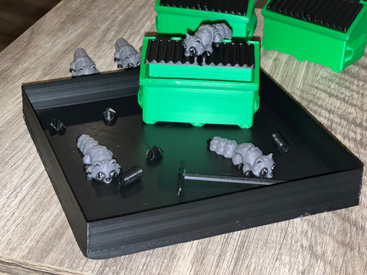 Raccoon Desktop Zen Garden