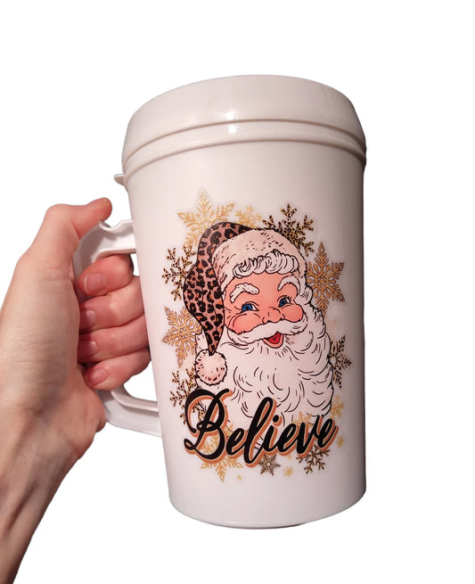 Trucker Mug - Cheetah Santa