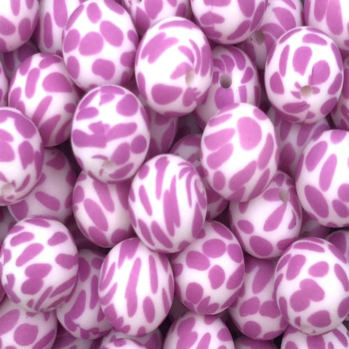 P157 PURPLE COW 15MM PRINT (10ct)