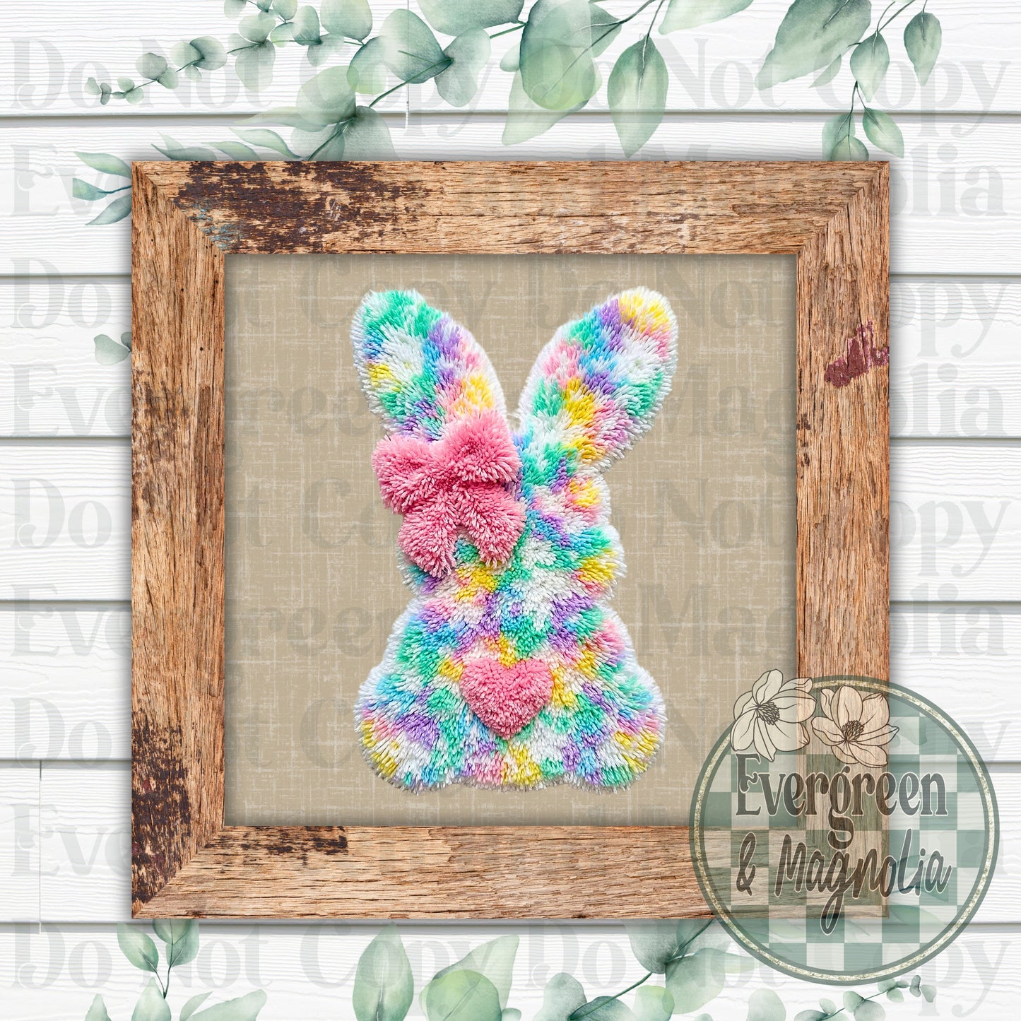 Latch hook easter bunny 1