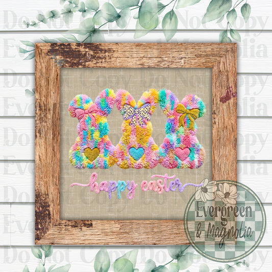 Latch hook easter bunny 4