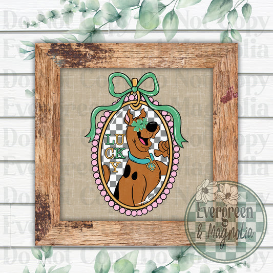 Lucky Scooby Frame