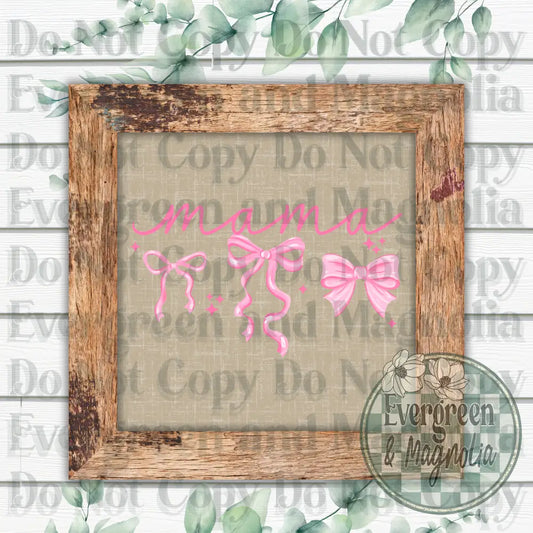 Mama Pink Bows