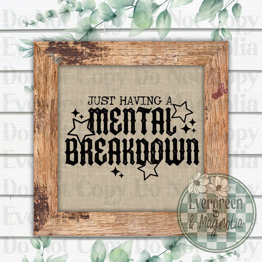Mental Breakdown (Black)