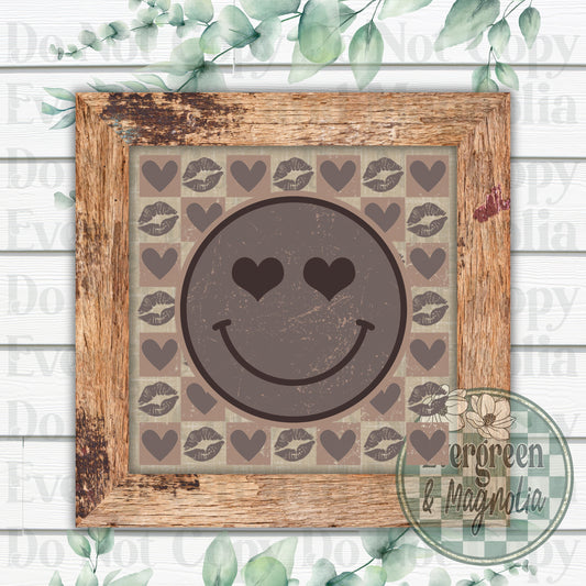 Neutral valentines smiley