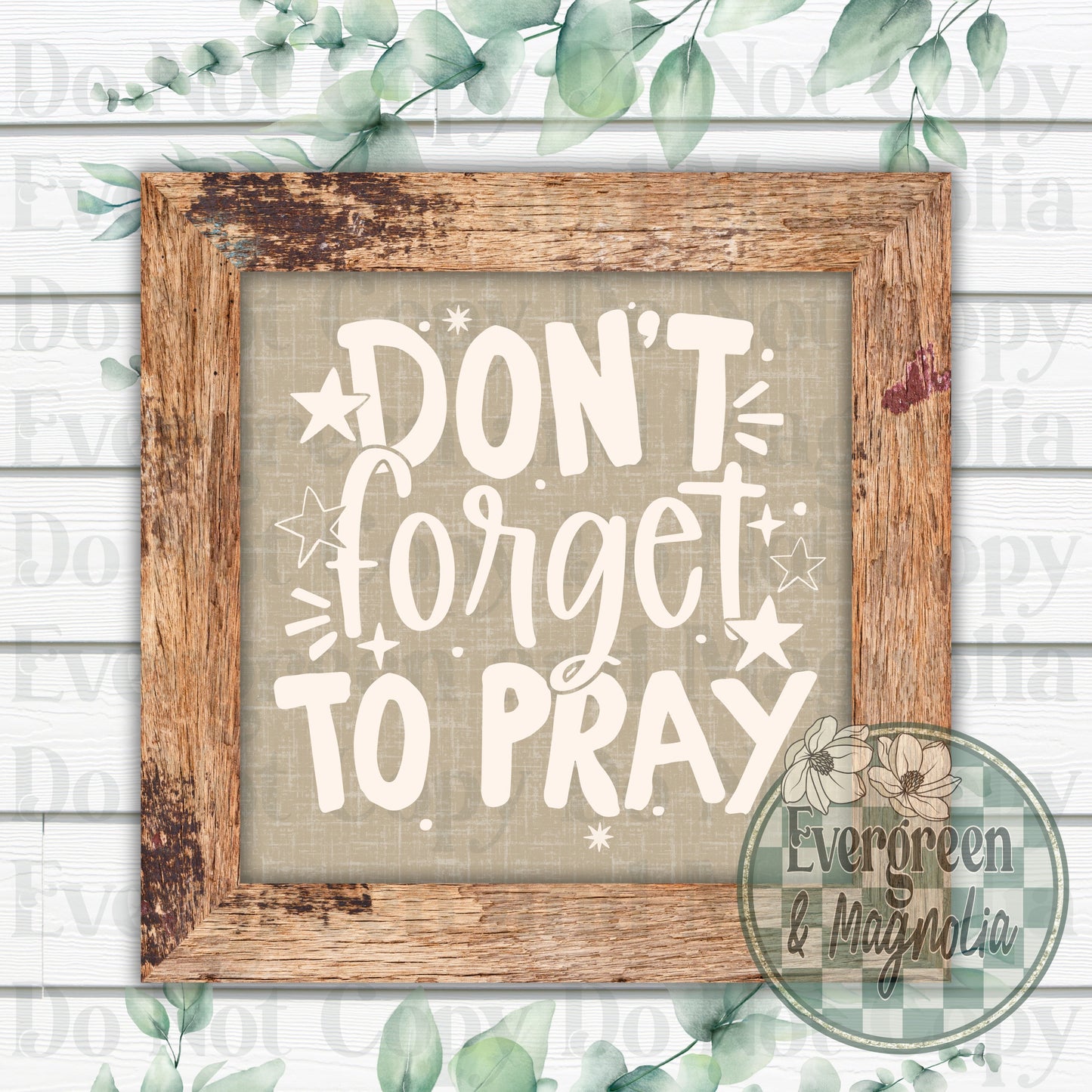 Pray (White)