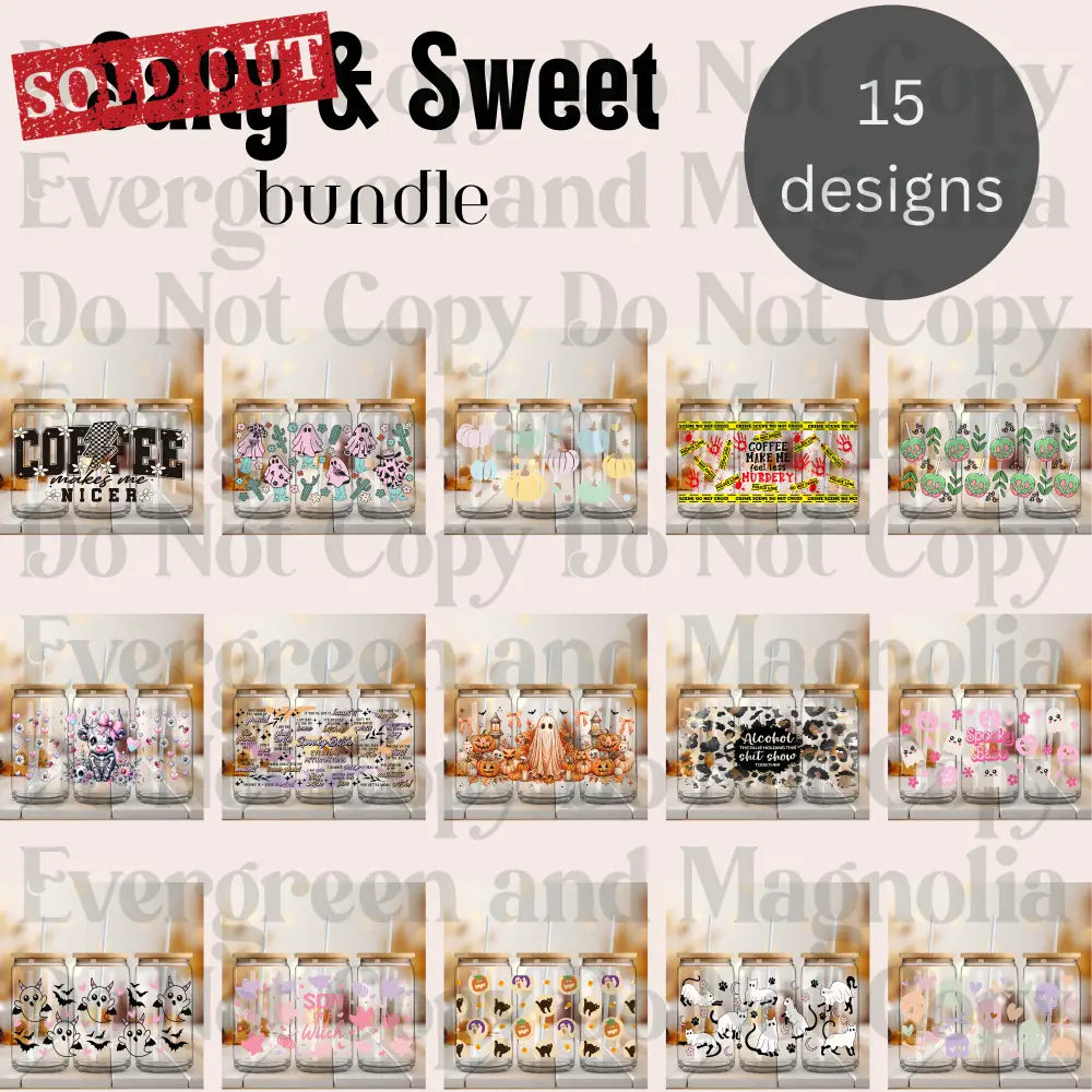Salty & Sweet 16oz UvDTF Wrap Bundle