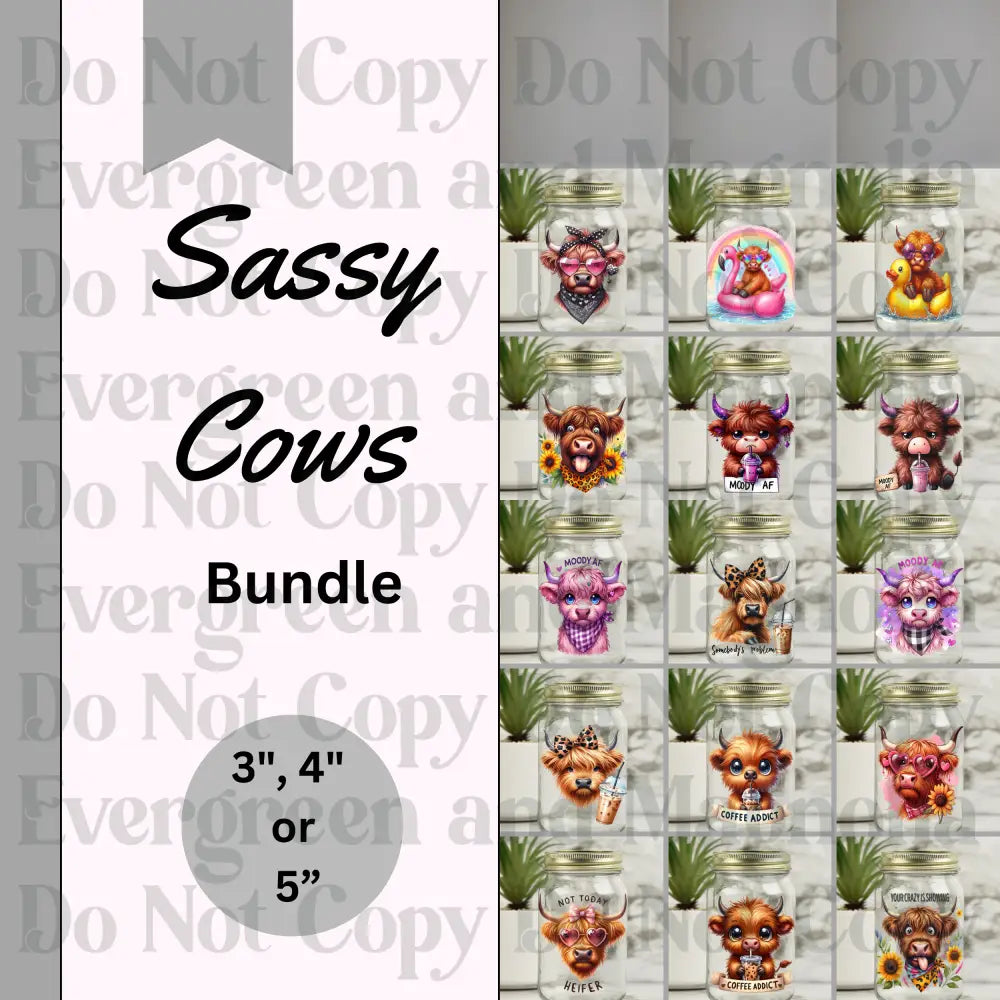 Sassy Cows Decal Bundle