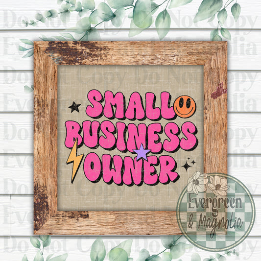 Small business owner (pink)