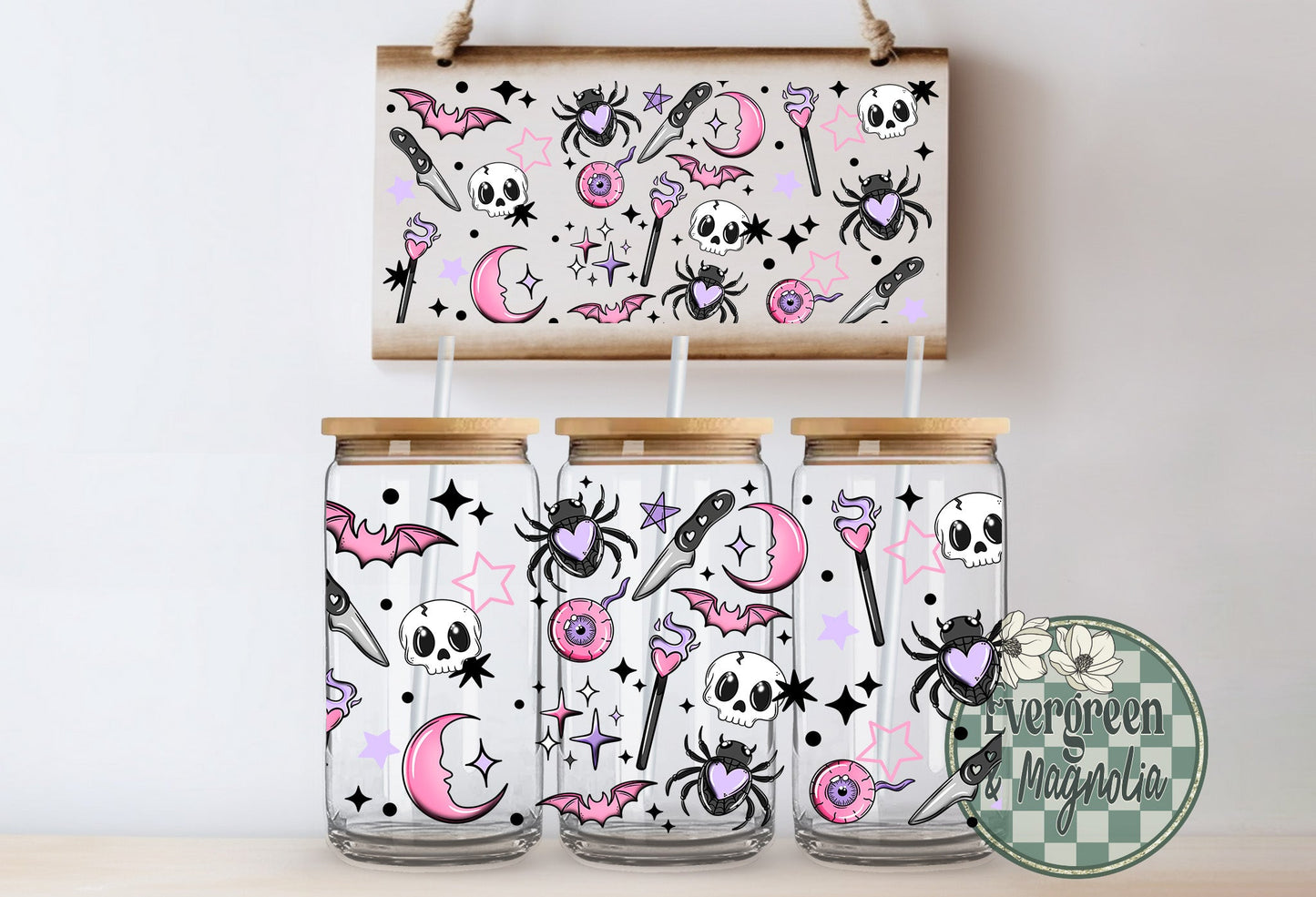 Spooky Things (Pink & Purple)
