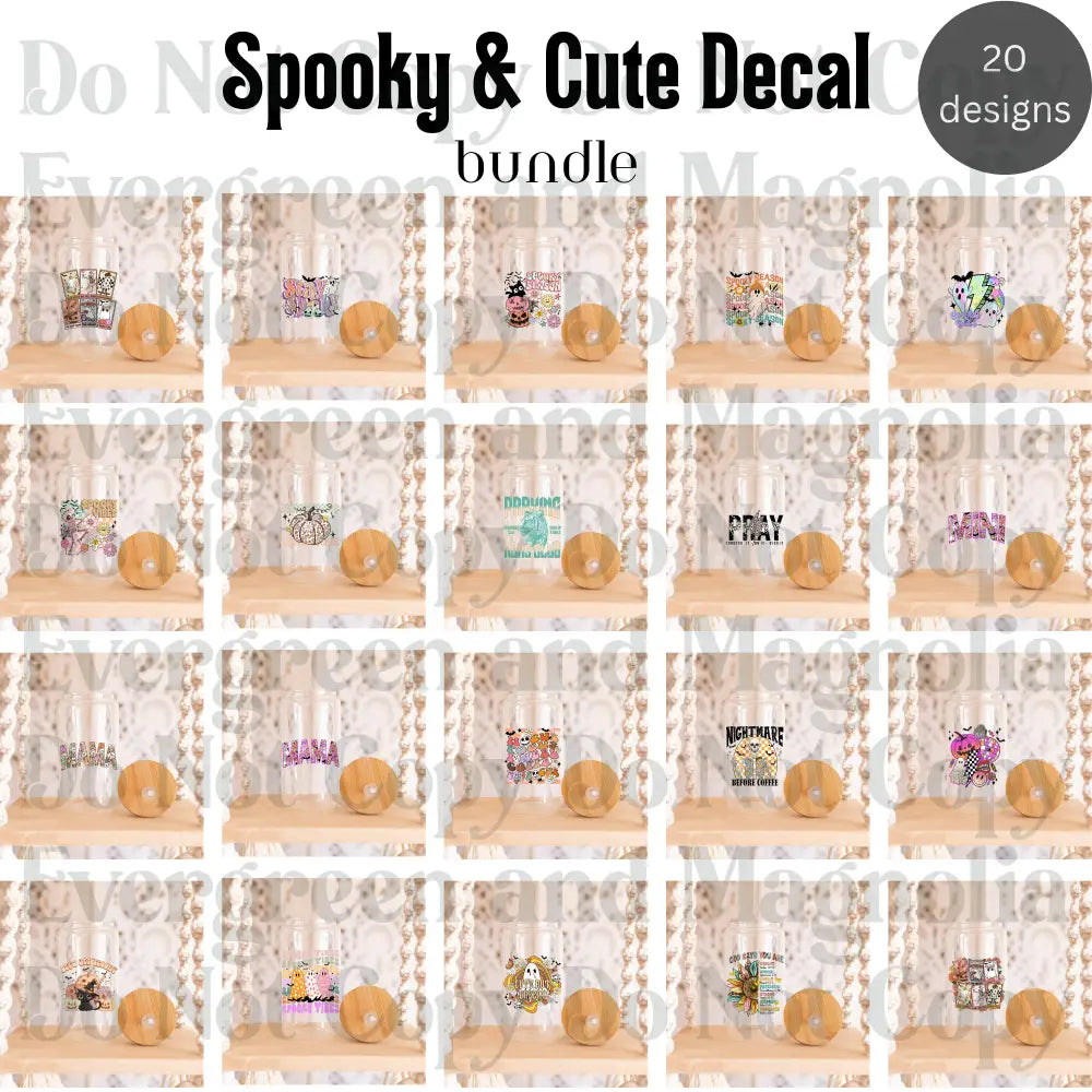 Spooky & Cute UVDTF Decal Bundle