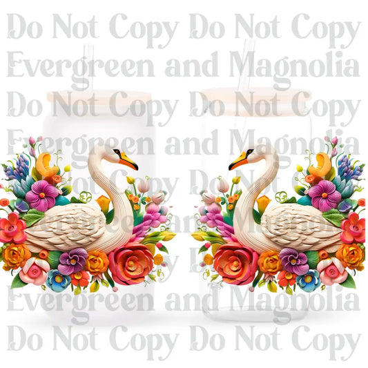 3D Swans
