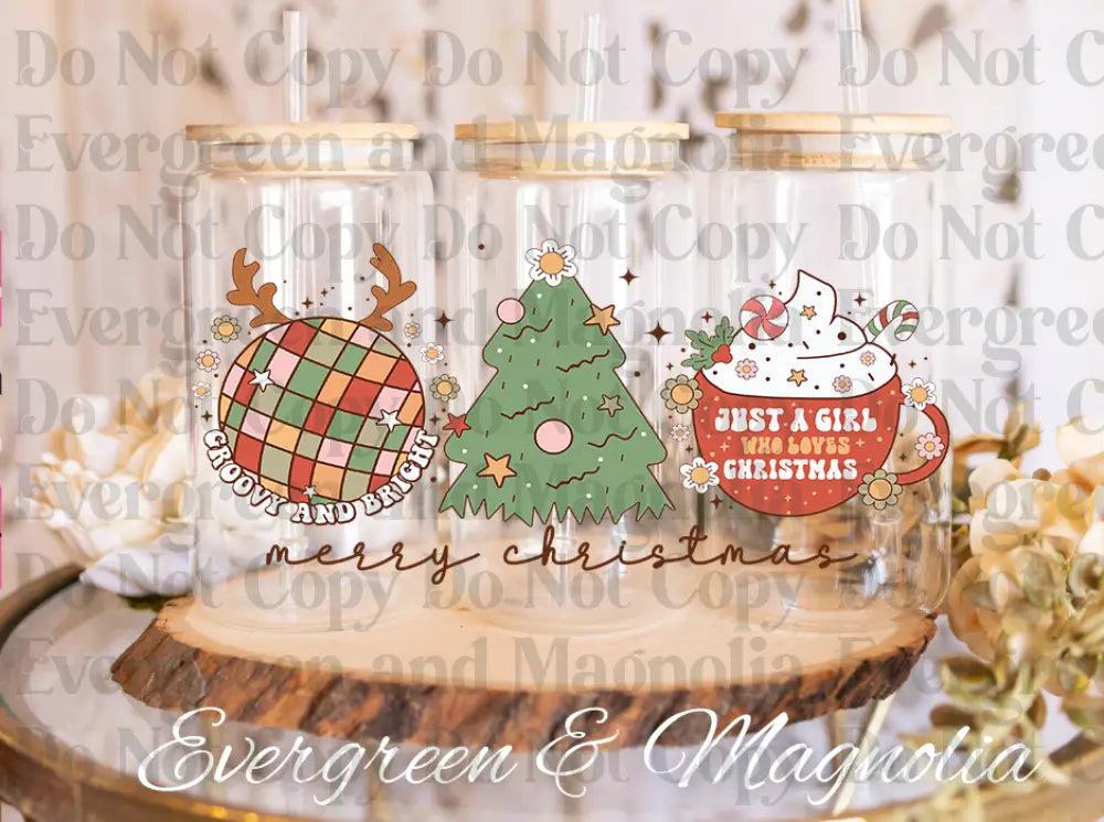 Sweet Christmas 16oz UvDTF Wrap Bundle