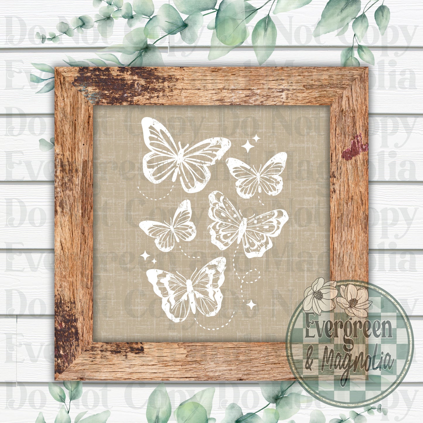White Butterflies
