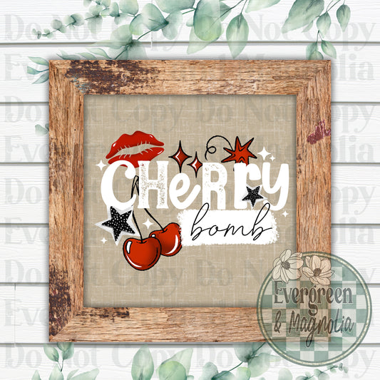 White cherry bomb