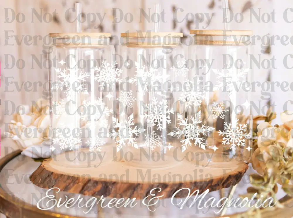 White snowflakes