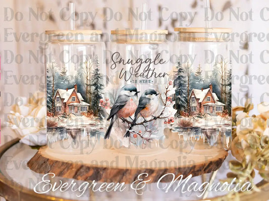 Woodland Christmas Birds