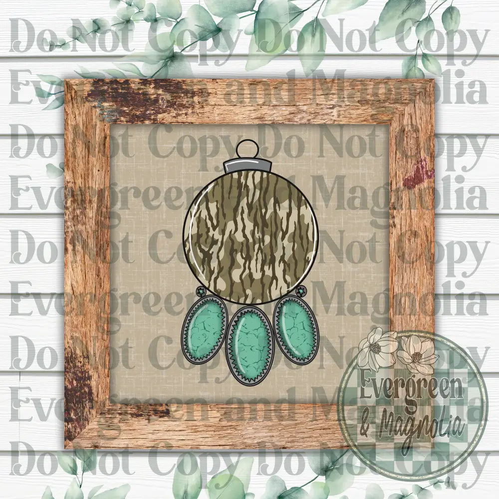 Camo Ornament Decal