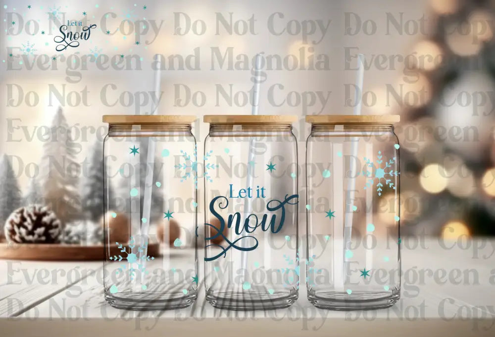 Let it snow Blue