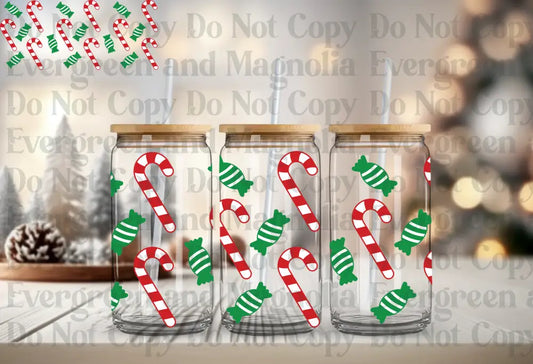 Candy cane & Wrapped Candy