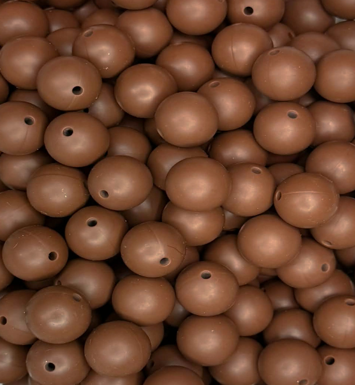 #128 CHOCOLATE 15MM SOLID (10ct)