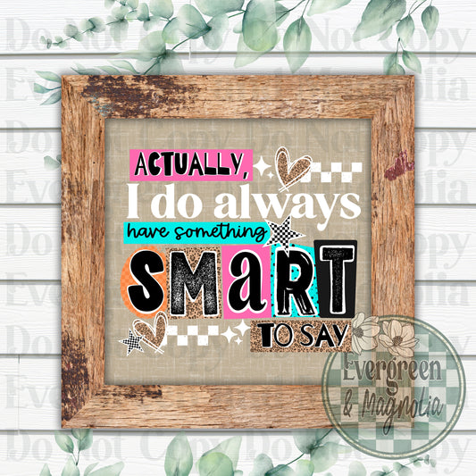 Something smart (white)
