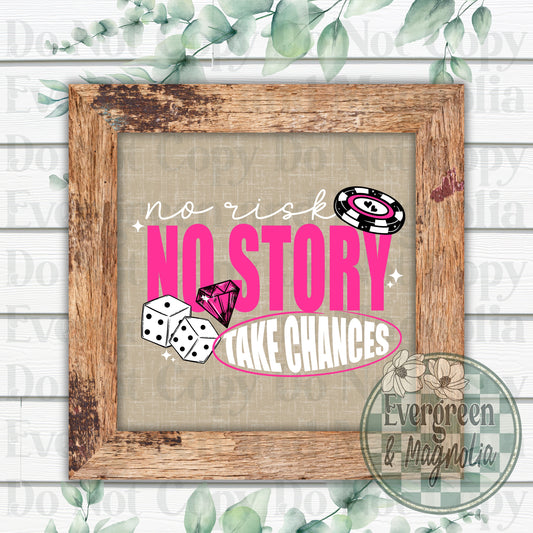 Take chances (white)
